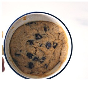 Chocolate Chip Cookie In A Cup (microwavable) Amazingly Good (: