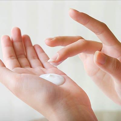 Use lotion on your hands
