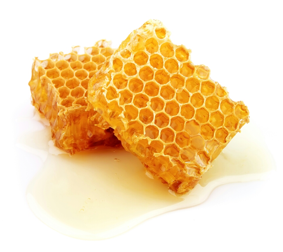 Then mix in two tablespoons of honey with the milk/yolk concoction. 