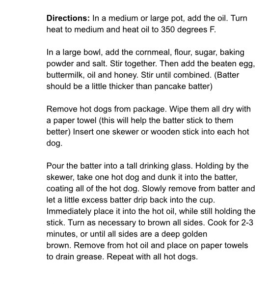 Homemade Corn Dogs Recipe!!