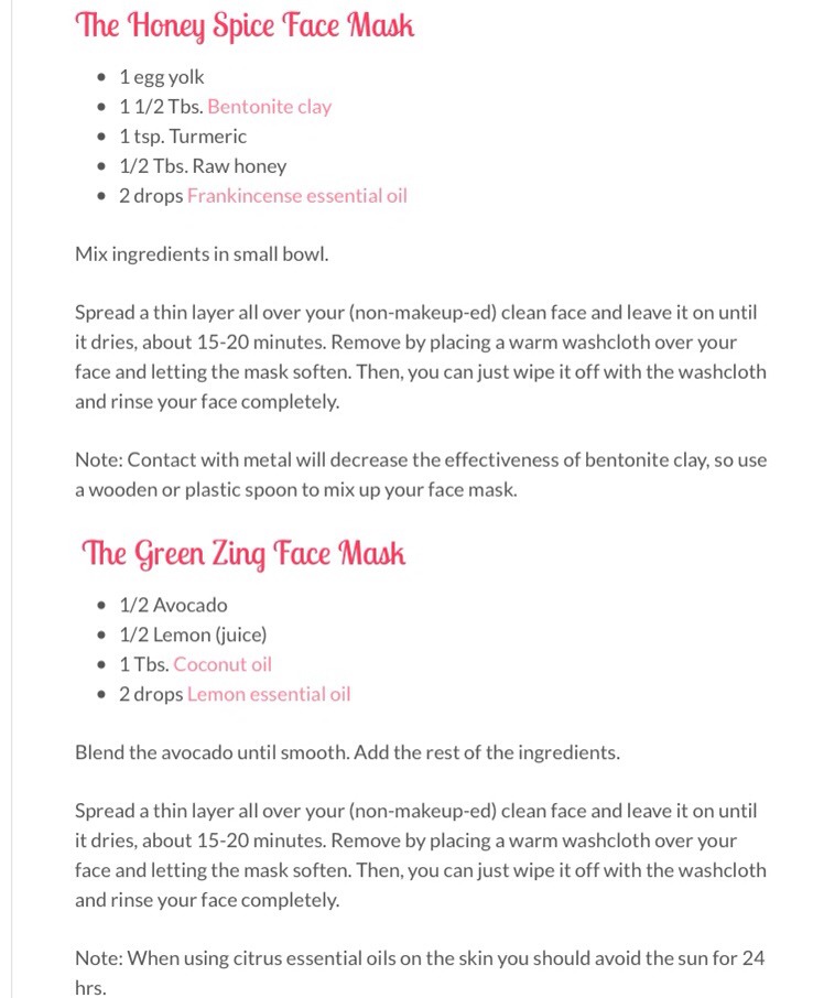 Detox Mask Recipes 