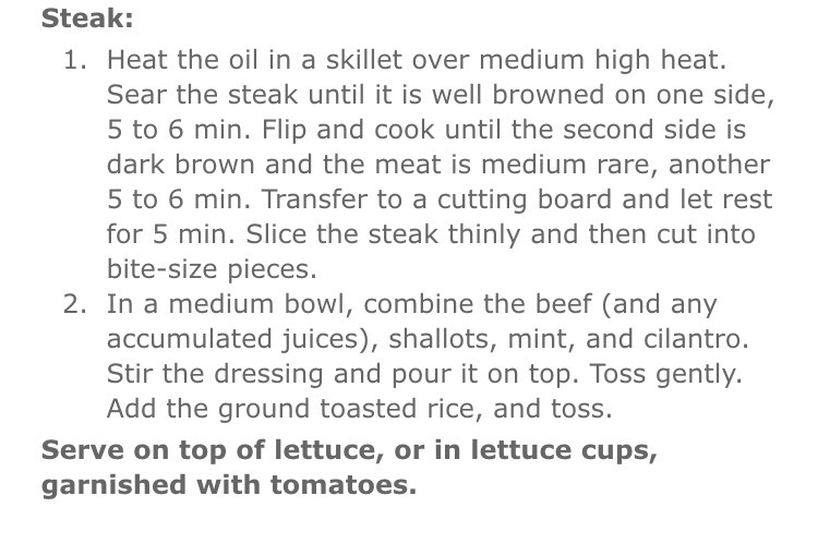 💯Thai 💯Beef 💯Salad 💯