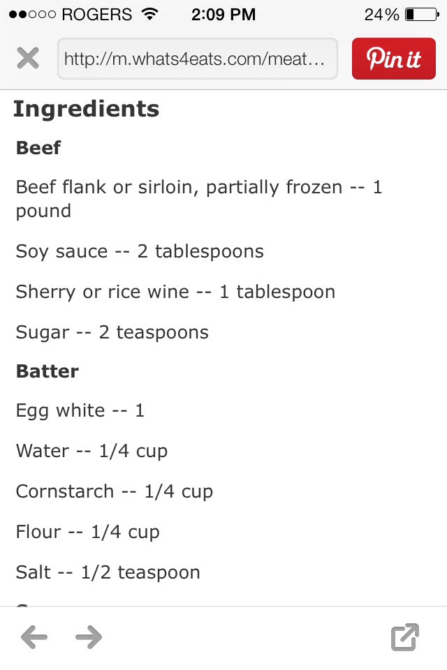 Oriental Crispy Ginger Beef