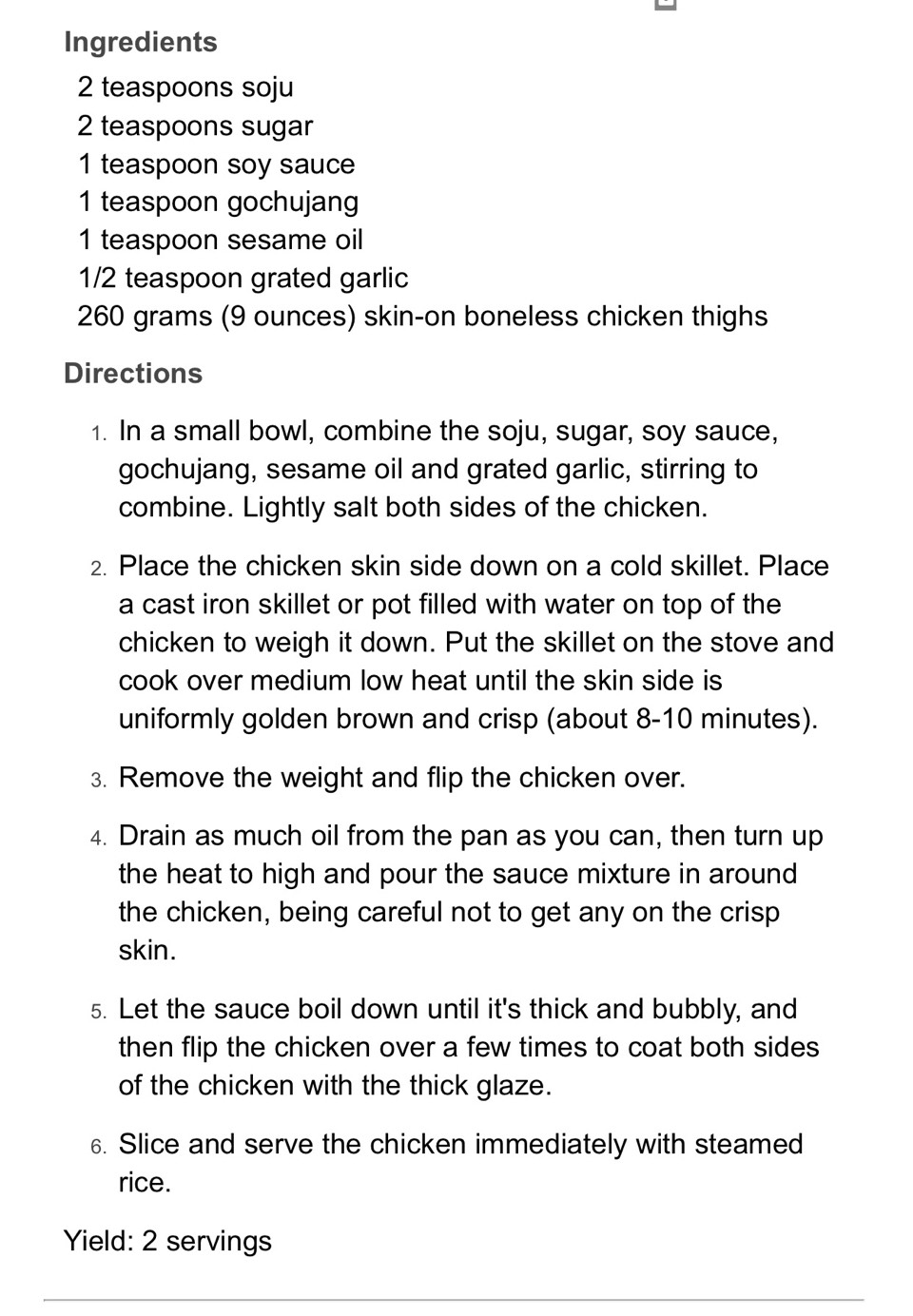 Spicy Crispy Chicken Recipe 