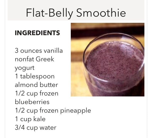 Drink Yourself to a Flat Belly: Pineapple Kale Blueberry Smoothie!!! ππππ