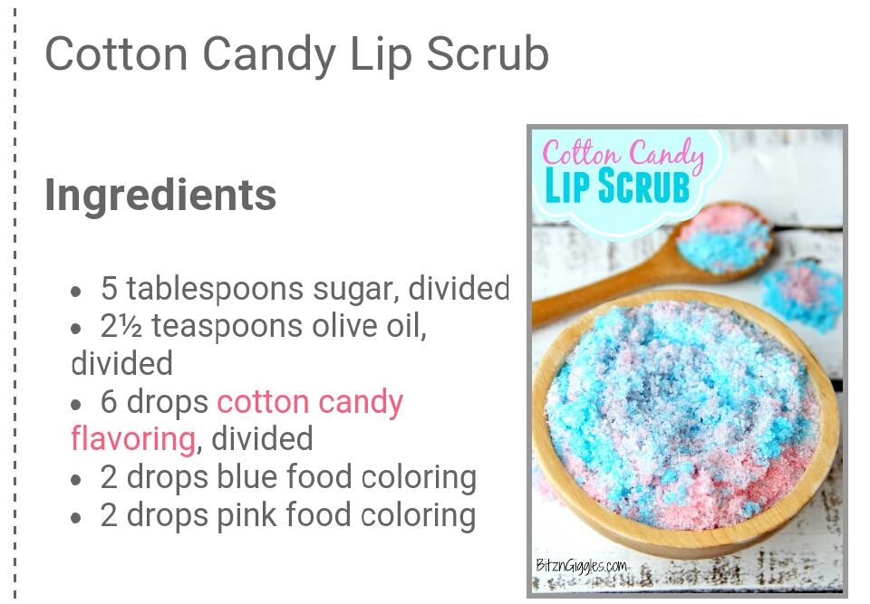 Cotton Candy Lip Scrub!!