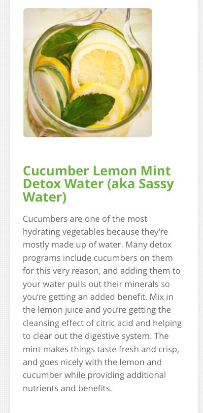 💟32 Detox Drinks And 8 Detox Waters💟