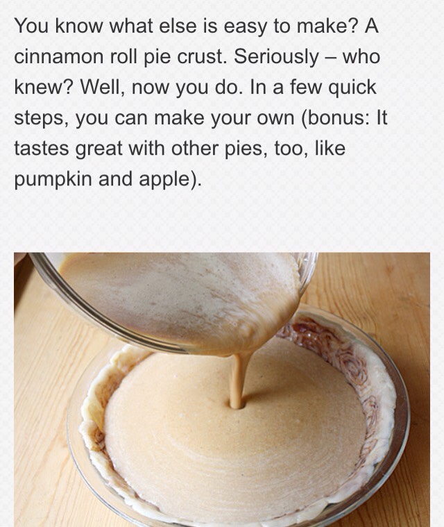 Cinnamon Roll Crust Sweet Potato Pie