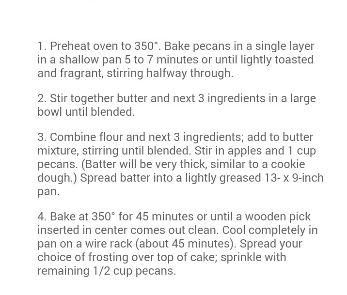 Fresh Apple Cake