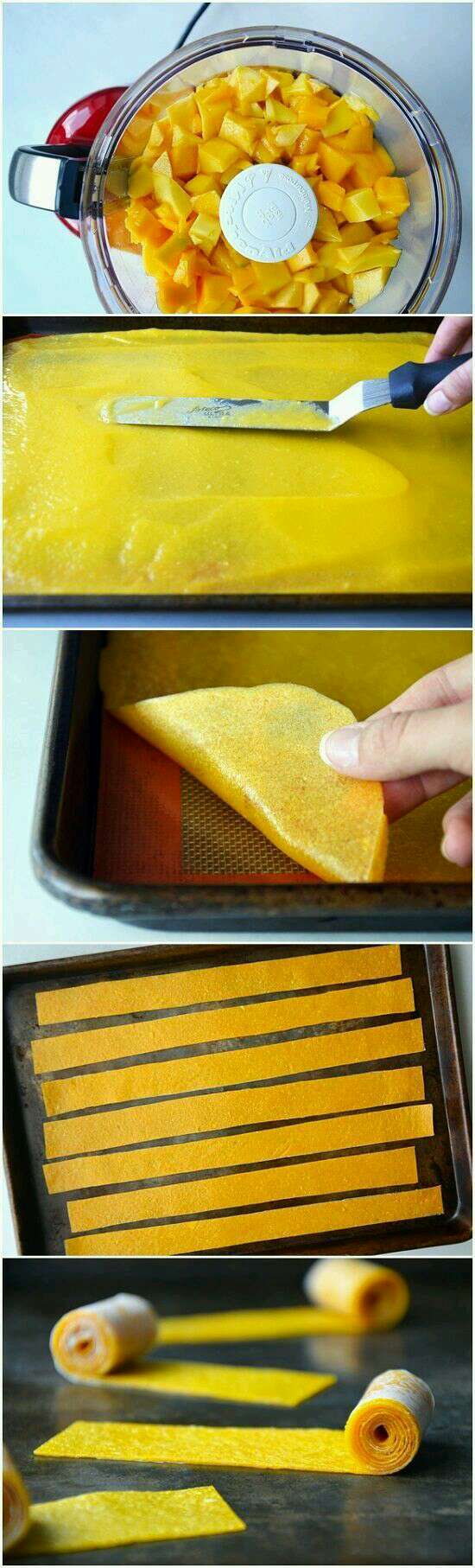 homemade mango fruit roll ups