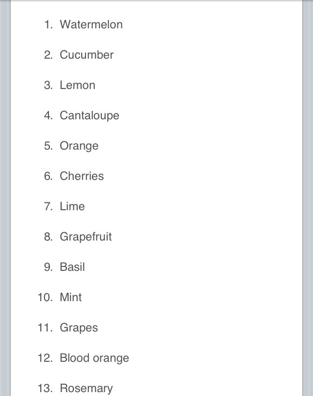 50 Amazing Flavors Water Ideas