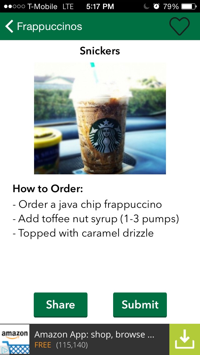 Secret Starbucks Drinks