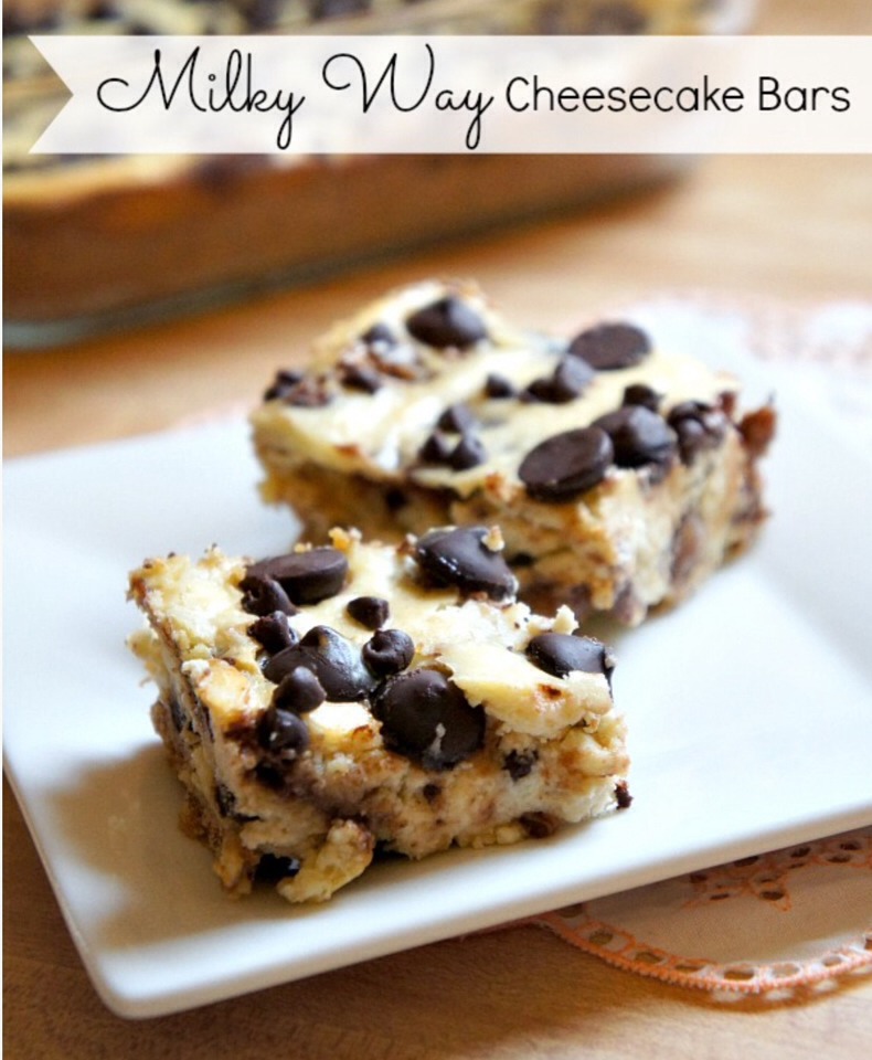 😍Milky Way Cheesecake Bars! Wow!😍