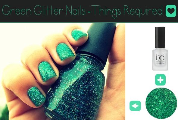 DIY: Get Gorgeous Nail, Glitter Art