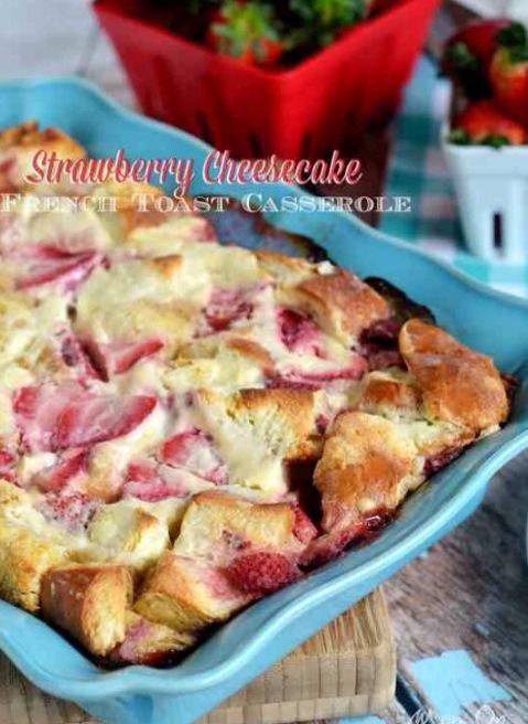 Strawberry Cheesecake Casserole