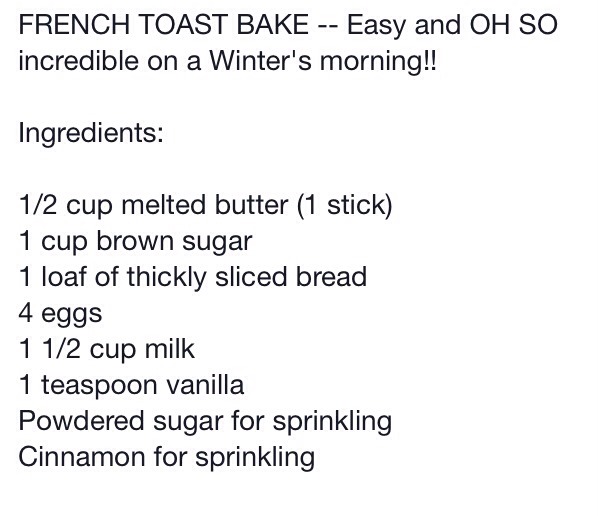 French Toast Bake ⭐️