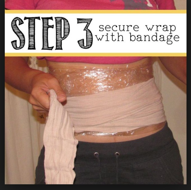 DIY Body wrap! Lose Inches Quick! 