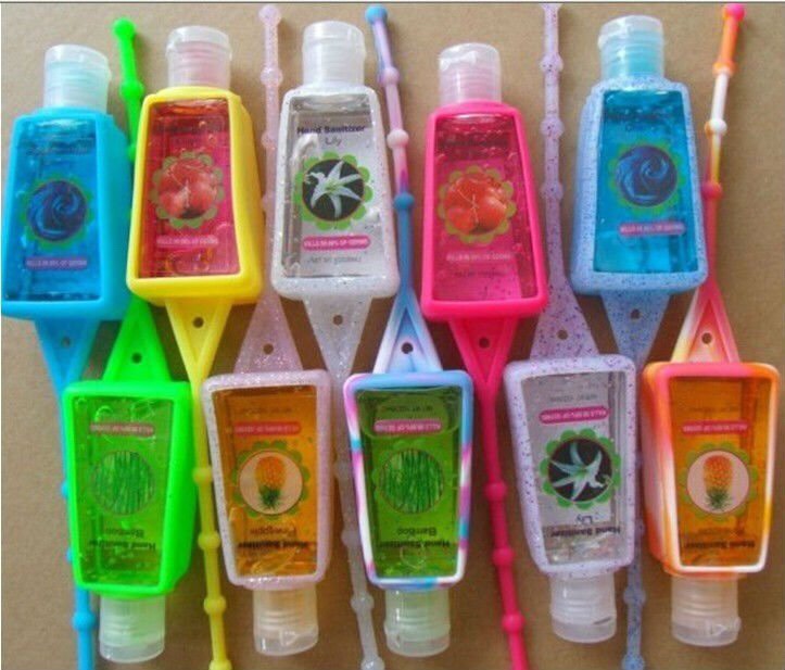 Miniature hand sanitizer to help prevent sickness