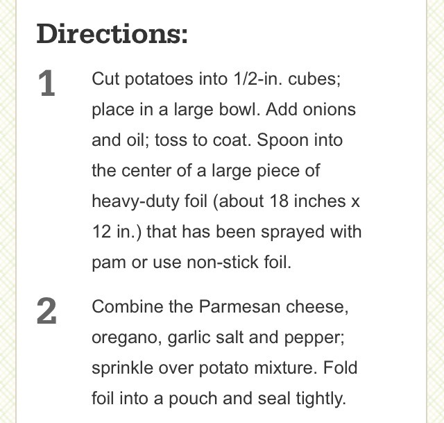 Grilled Garlic Parmesan Potatoes! Delicious! 😍