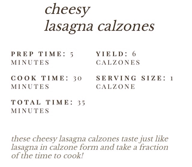 Ohhh Wow... Delicious Cheesy Lasagna Calzones 😍
