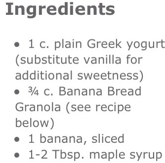 Any granola works perfectly well so feel free to use whichever kind you like :)