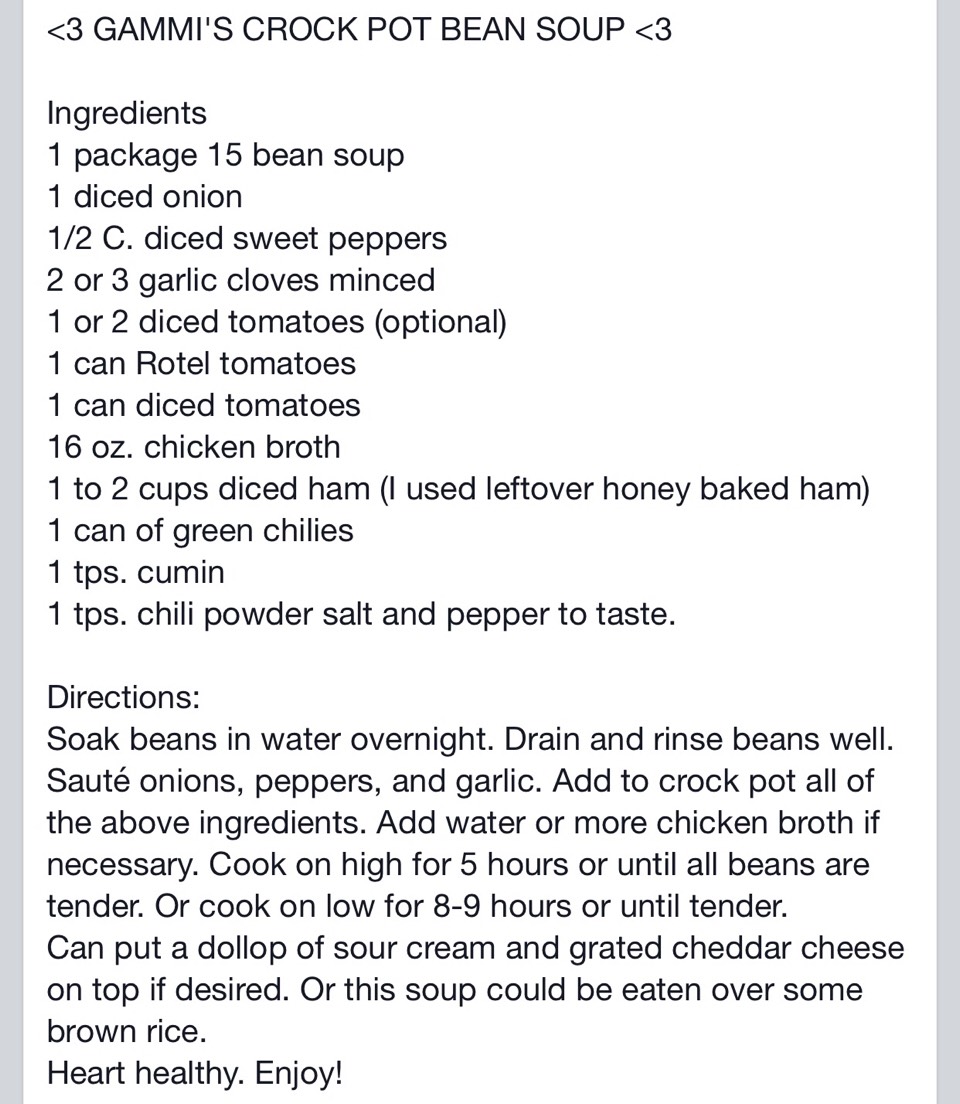 Heart Healthy Bean Soup