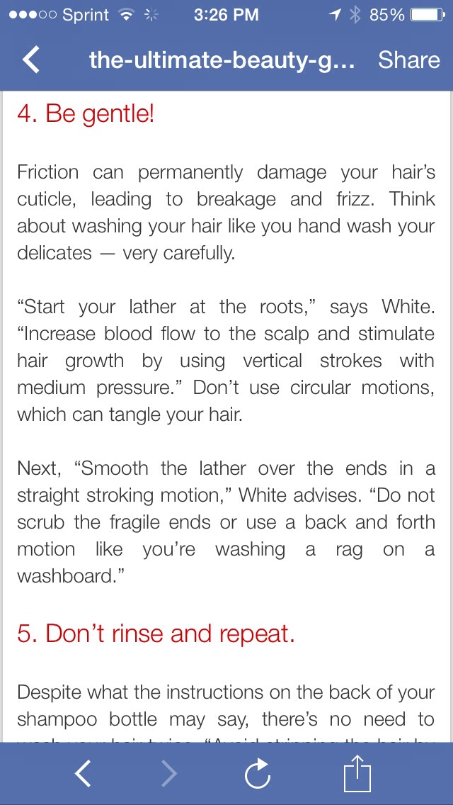 You Are Washing You Hair Wrong!!! Who Knew! 