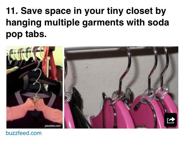 I have a pretty nice sized closet.. But it's still not big enough.. I couldn't imagine shovelling all my clothes into a dorm room.. Good luck ladies! 