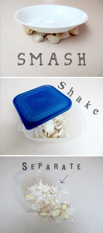 Peeling Garlic the easy way