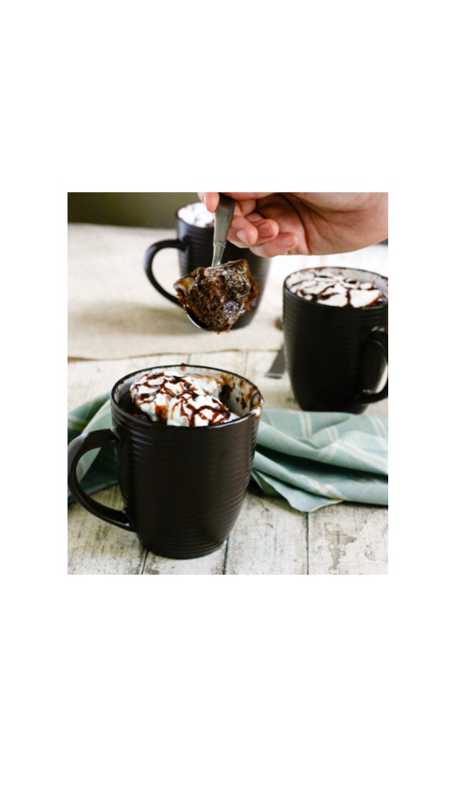 Put the mug into the microwave for 3 minutes or 2 depending on how powerful your microwave is, it should start to rise, when it is rising don't open the microwave because it will go flat again. When it's done use oven gloves to take it out and if you like add whip cream on top!
