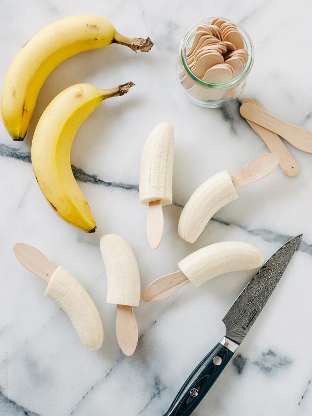 Nutella-Dipped Frozen Bananas Diy
