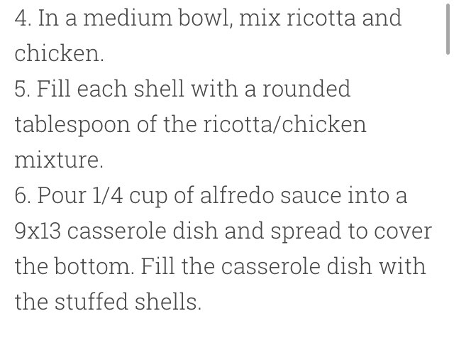 "Delicious Chicken Alfredo Stuffed Shells"