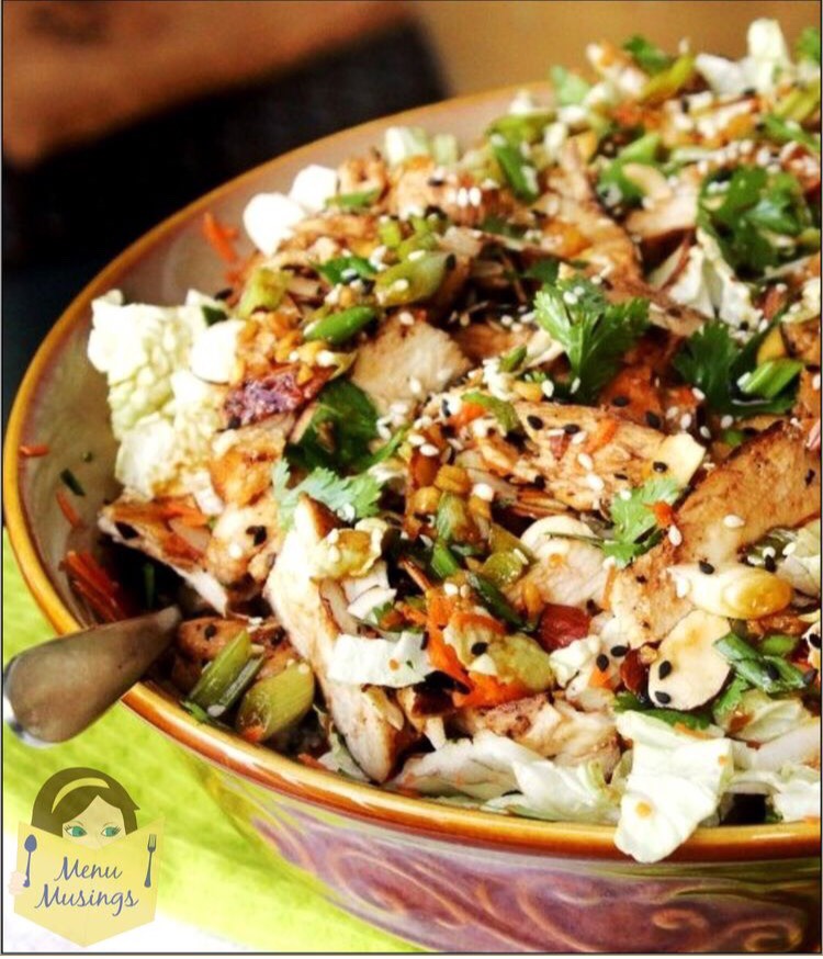 Grilled Ginger-Sesame Chicken Salad!!!