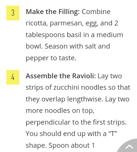 Zucchini Ravioli
