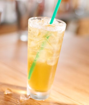 Iced Peach Green Tea. Very good and not too much calories. -Calories-80