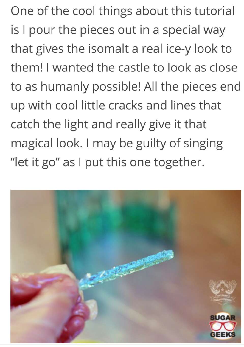 Elsa's Frozen Ice Castle Cake Tutorial!