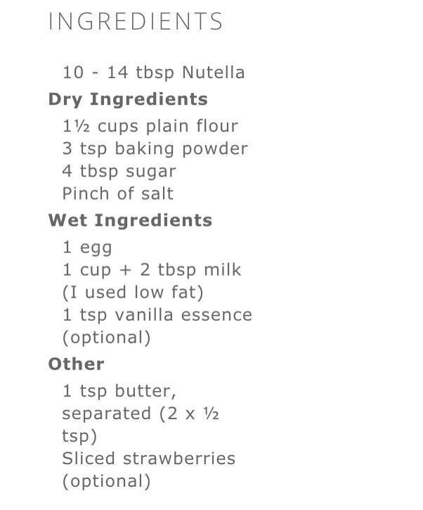 Nutella Stuffed Pancakes