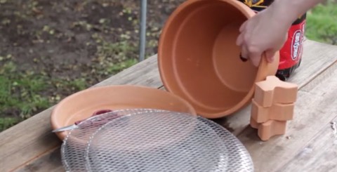 1. Start off with a terracotta pot (it's okay if it's been used already—just clean it out to get rid of any lingering dirt).
