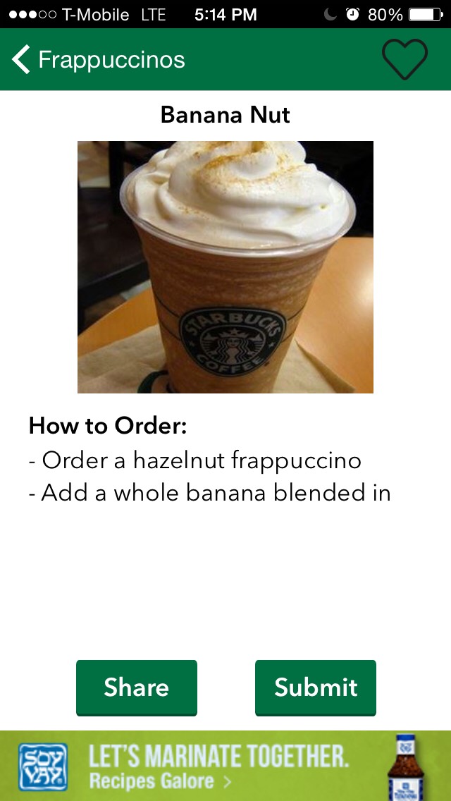 Secret Starbucks Drinks