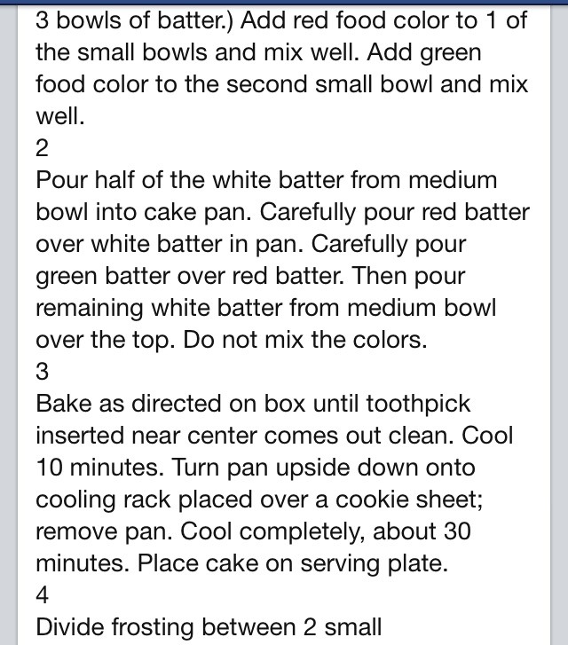 Christmas Wreath Cake