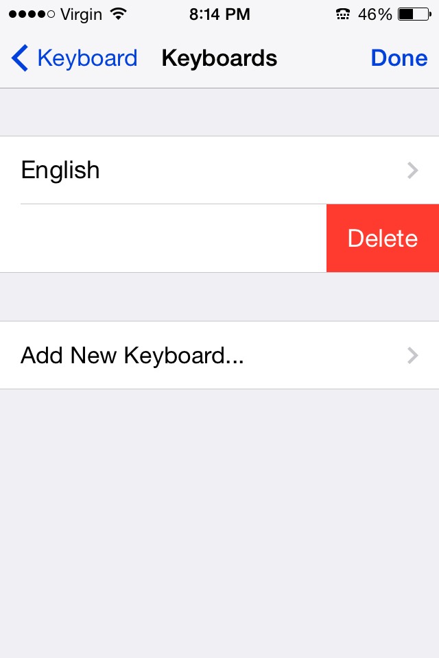 swipe left and delete the emoji keyboard