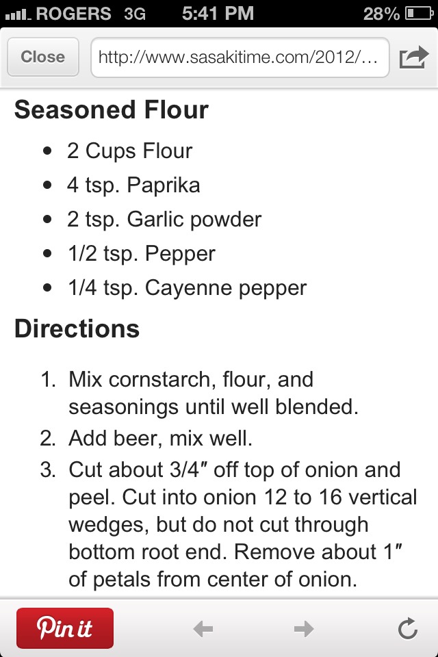 Outback Steakhouse Bloomin' Onion Recipe!!
