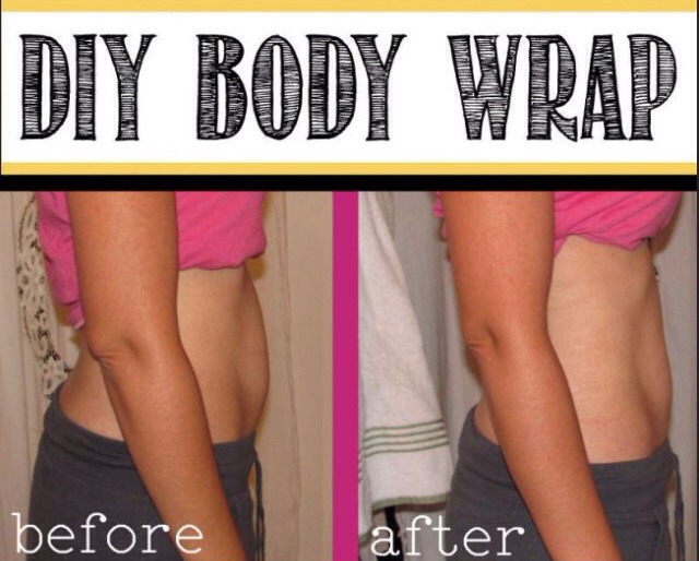DIY Body wrap! Lose Inches Quick! 