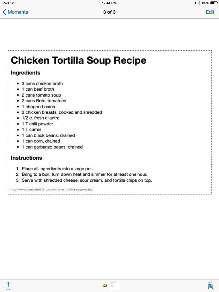 Chicken Tortilla Soup Recipe 