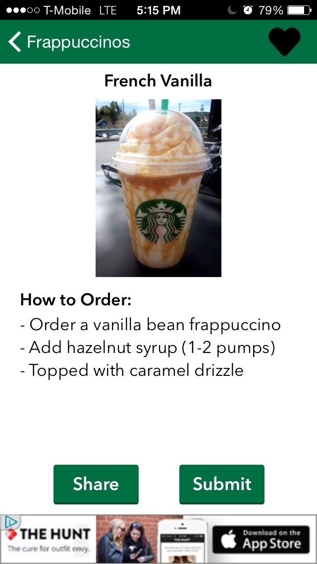Secret Starbucks Drinks