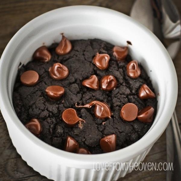 Brownie 

http://www.lovefromtheoven.com/2012/07/14/brownie-a-la-anytime-single-serving-brownies-made-in-the-microwave/ 
