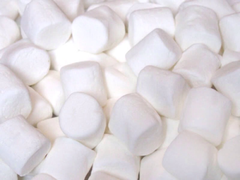 Buy a pack of marshmallow ( mini, big, colourful or white) 