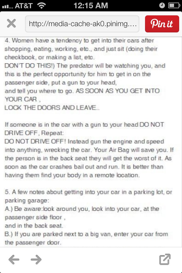 Safety Tips For Women **MUST READ**