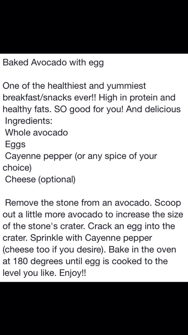 Delicious And Healthy Baked Avocado With Egg