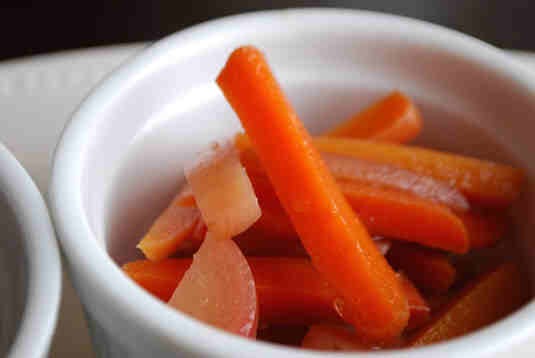 Soy Sauce Pickled Veggies
Tired of carrot sticks? Add some soy sauce to the mix and enjoy a world of snack-worthy pickles in no time.

Get the recipe from  Always order Dessert.